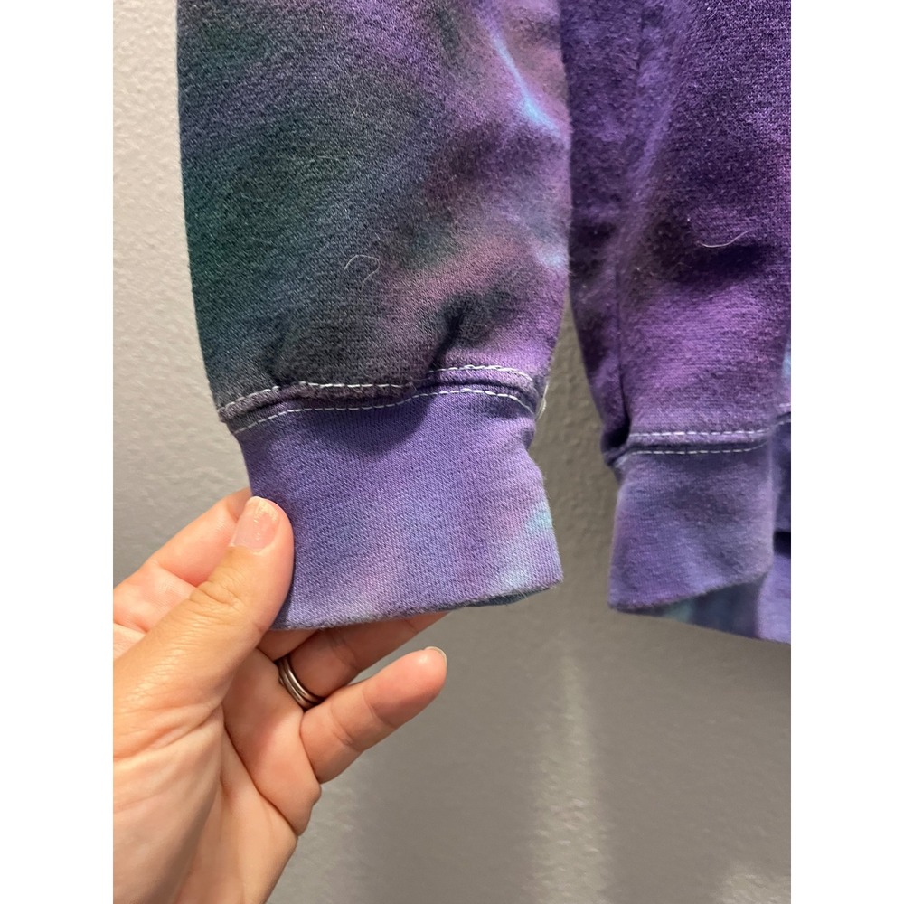 Goosebumps Hammerhead Shark Tie Dye Hoodie Green Purple Graphic Sweatshirt Small - Picture 4 of 7